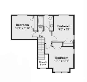 Second Floor for House Plan #035-00624