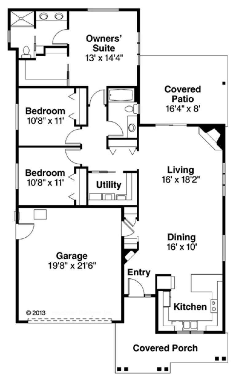 House Plan House Plan #16268 Drawing 1