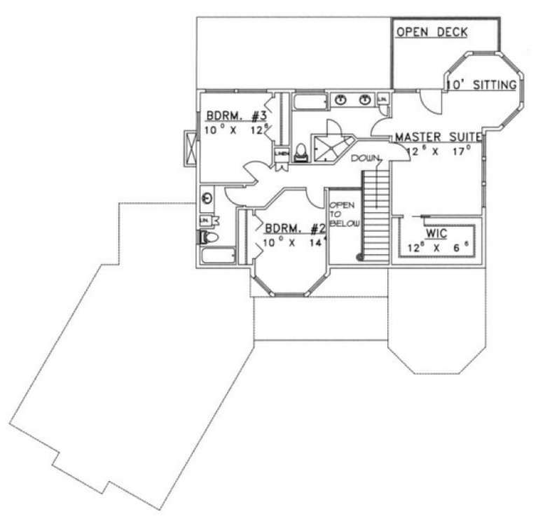 House Plan House Plan #1627 Drawing 2