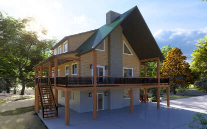 Cottage House Plan #2802-00028 Elevation Photo