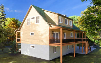 Cottage House Plan #2802-00028 Elevation Photo