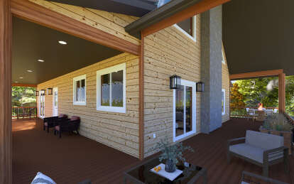 Cottage House Plan #2802-00028 Elevation Photo