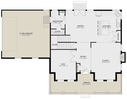 Main Floor  for House Plan #2802-00029