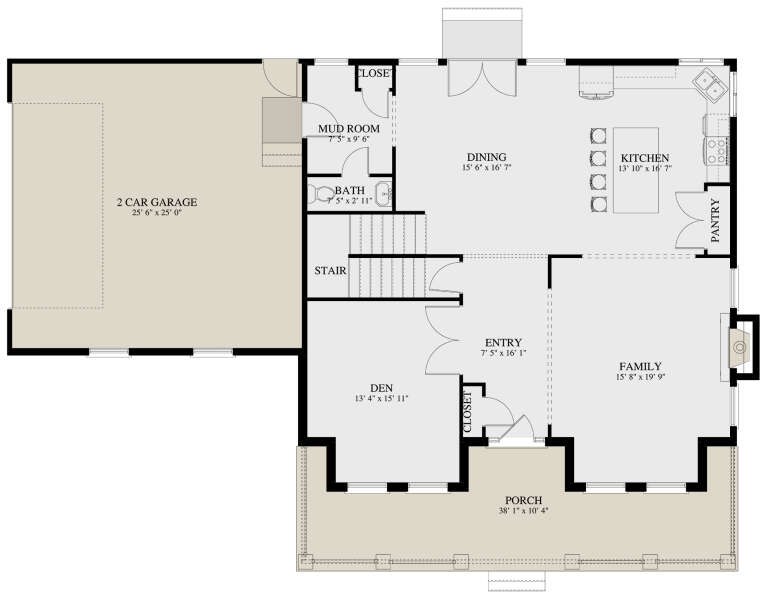 House Plan House Plan #16272 Drawing 1