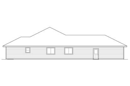 Prairie House Plan #035-00628 Elevation Photo