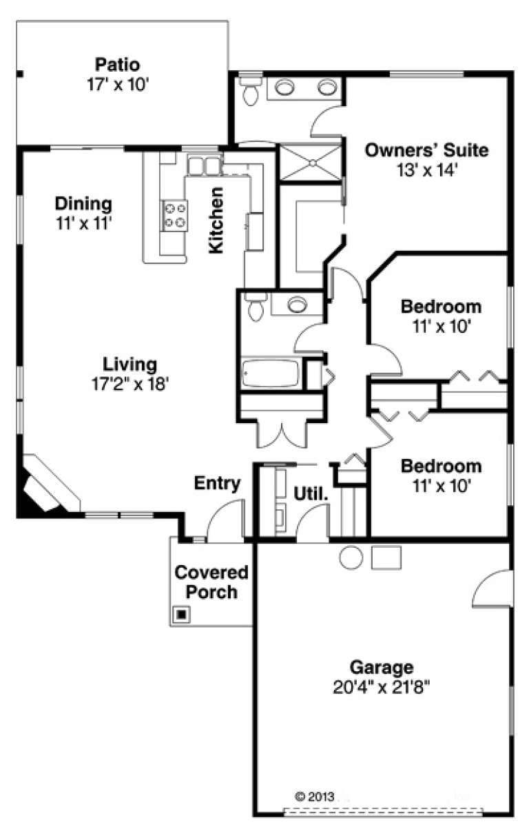 House Plan House Plan #16274 Drawing 1