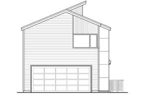 Narrow Lot House Plan #035-00630 Elevation Photo