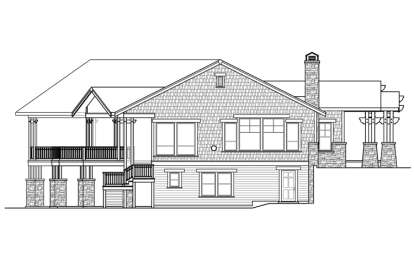 Craftsman House Plan #035-00631 Elevation Photo