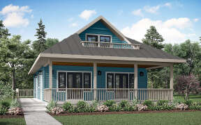 Cottage House Plan #035-00633 Elevation Photo