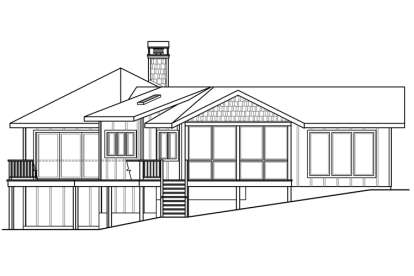 Lake Front House Plan #035-00635 Elevation Photo