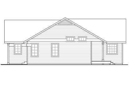 Ranch House Plan #035-00637 Elevation Photo