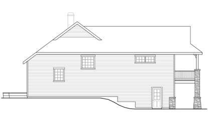 Vacation House Plan #035-00638 Elevation Photo