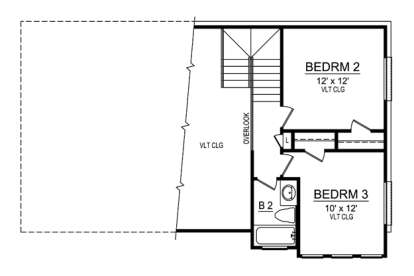 Floorplan 2 for House Plan #5445-00001