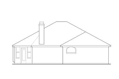 Ranch House Plan #5445-00004 Elevation Photo