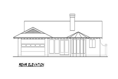 Ranch House Plan #5445-00009 Elevation Photo