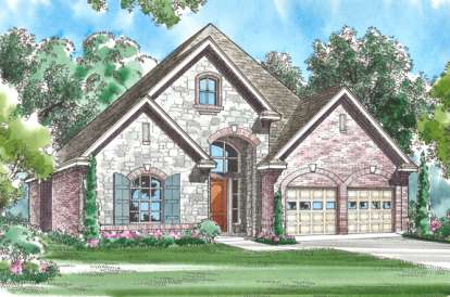 Traditional House Plan #5445-00014 Elevation Photo