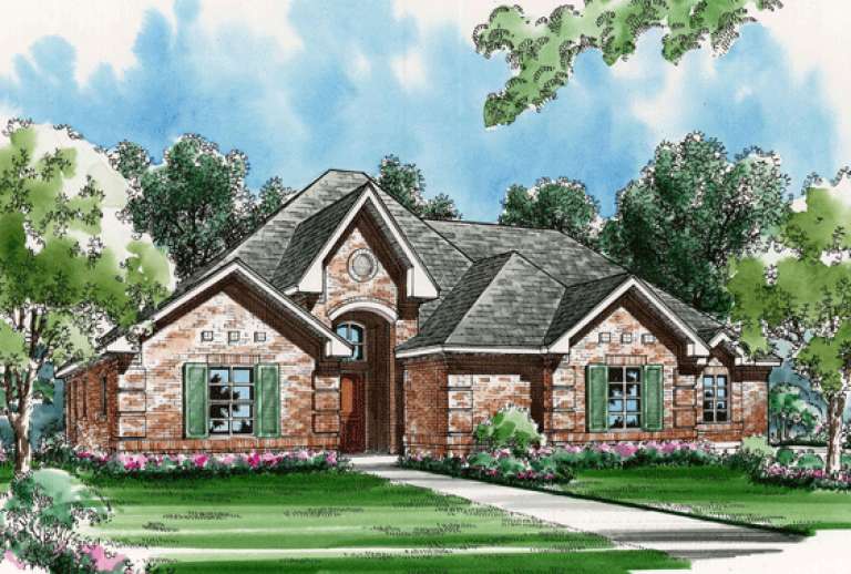 House Plan House Plan #16298 Front Rendering