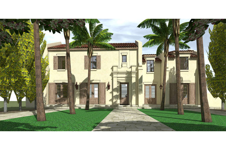 House Plan House Plan #163 Front Elevation 