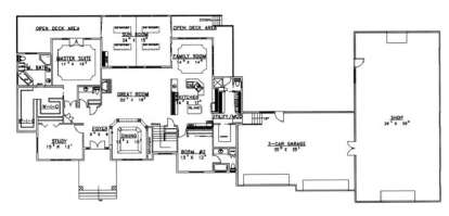 Main Floor for House Plan #039-00306