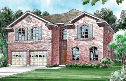 Traditional House Plan #5445-00017 Elevation Photo