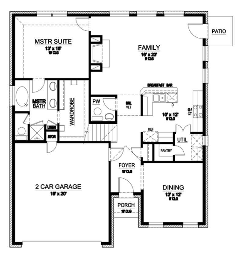 House Plan House Plan #16300 Drawing 1