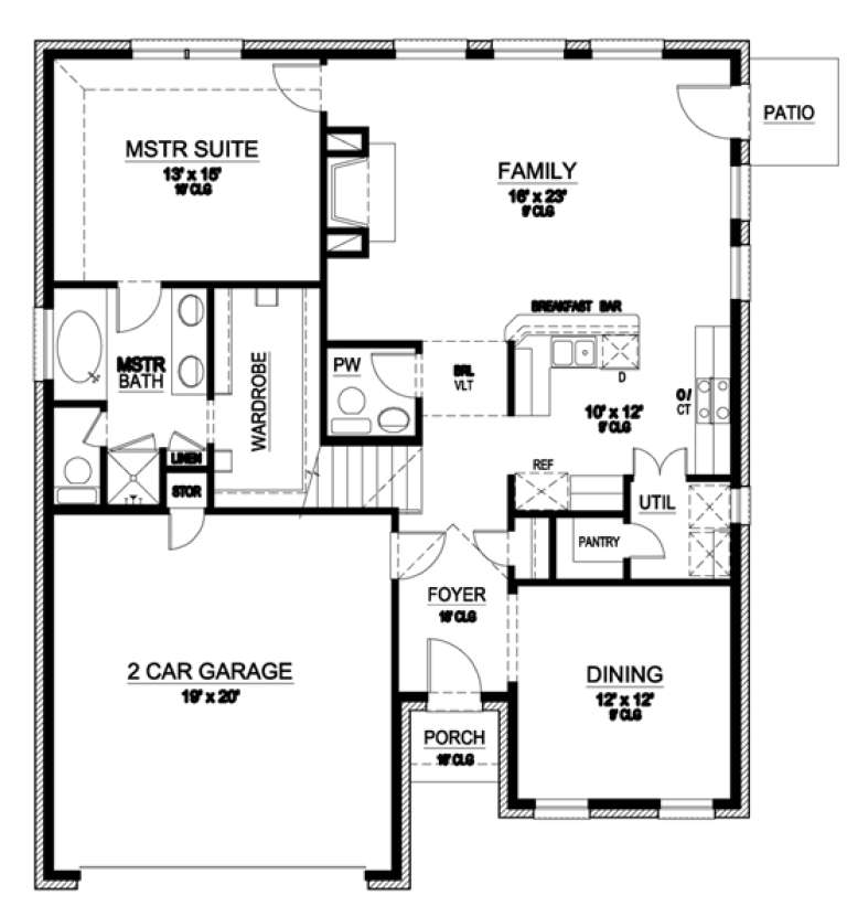 House Plan House Plan #16300 Drawing 1