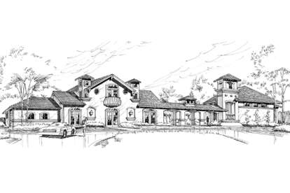 Southwest House Plan #5445-00020 Elevation Photo