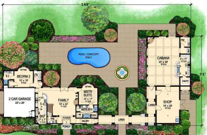 House Plan House Plan #16303 Drawing 1