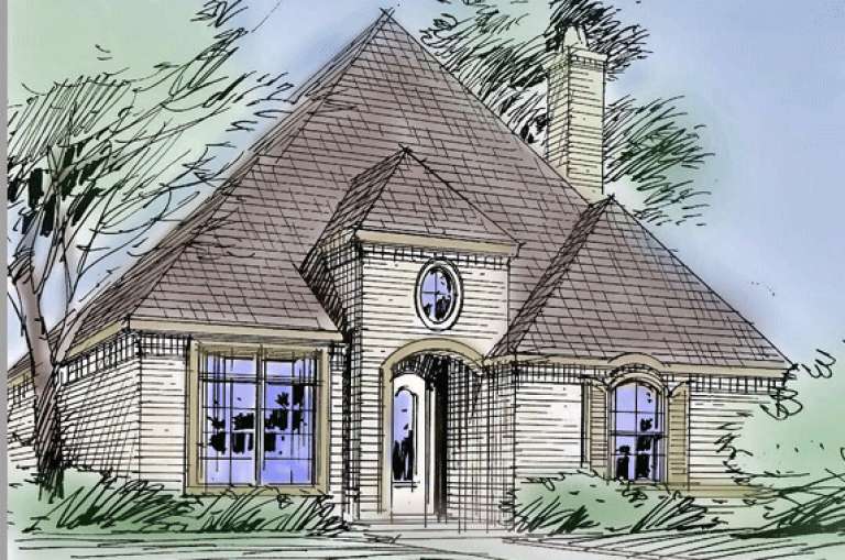 House Plan House Plan #16304 Front Rendering
