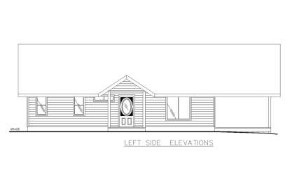 Lake Front House Plan #039-00307 Elevation Photo