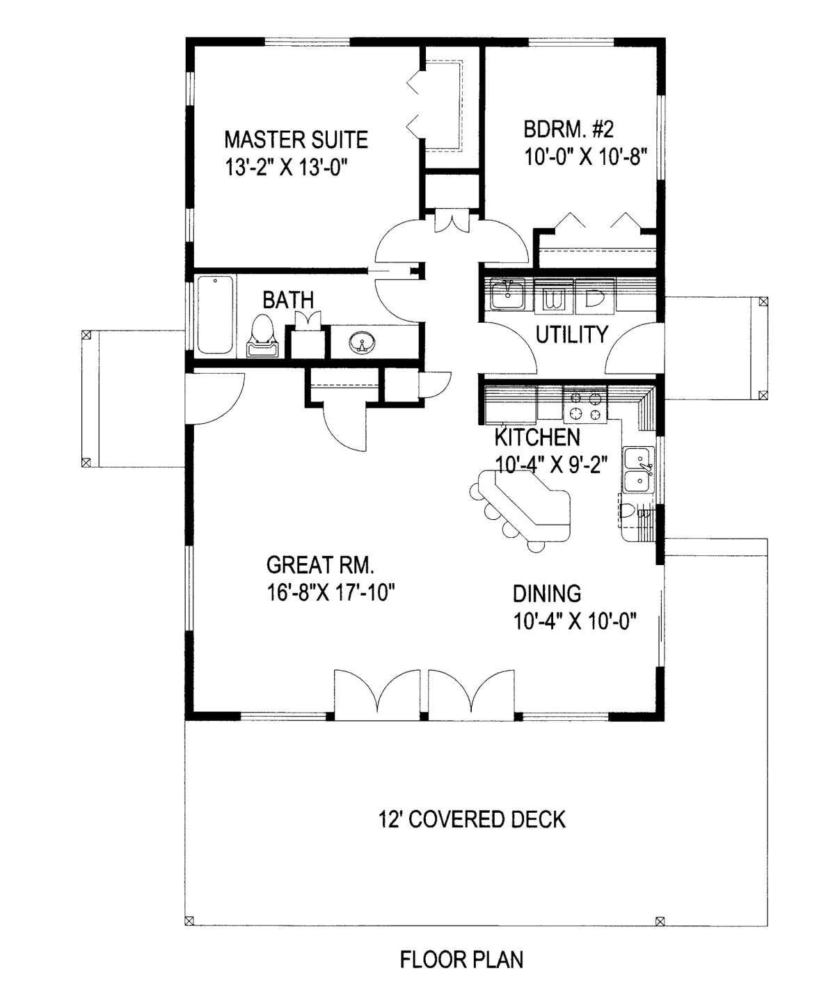 Floorplan for House Plan #039-00307