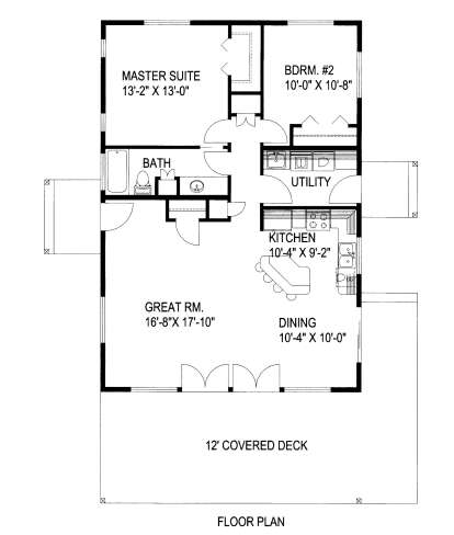 Main Floor  for House Plan #039-00307