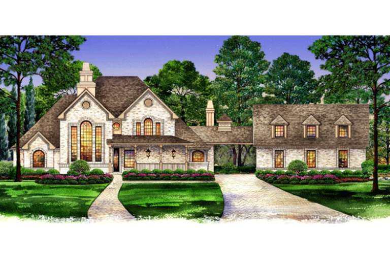 Country House Plan #5445-00030 Elevation Photo