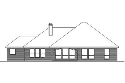 European House Plan #5445-00031 Elevation Photo