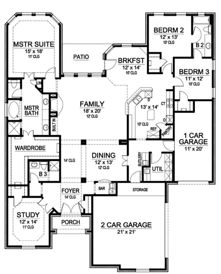 House Plan House Plan #16317 Drawing 1