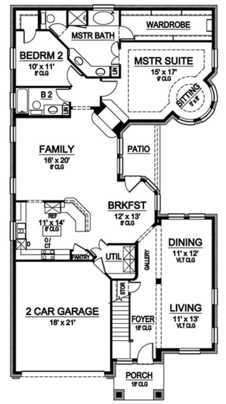 House Plan House Plan #16320 Drawing 1