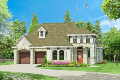 3 Bed, 3 Bath, 2921 Square Foot House Plan - #5445-00042