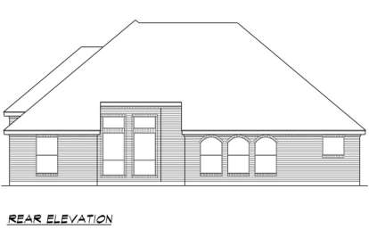 Ranch House Plan #5445-00043 Elevation Photo