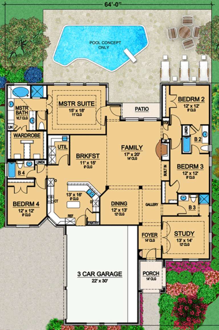 House Plan House Plan #16326 Drawing 1