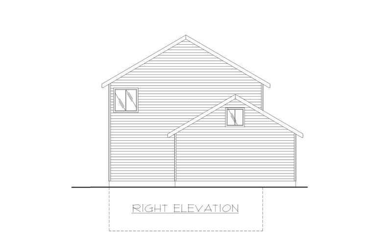Vacation House Plan #039-00309 Elevation Photo