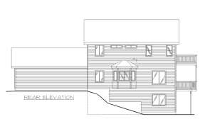 Vacation House Plan #039-00309 Elevation Photo