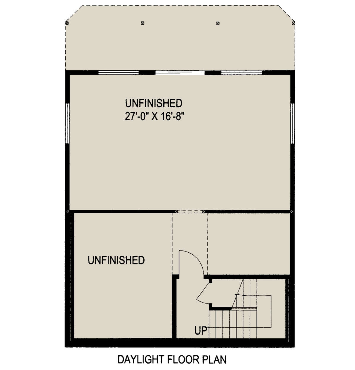 Basement for House Plan #039-00309