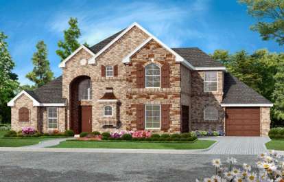 5 Bed, 4 Bath, 3035 Square Foot House Plan - #5445-00047