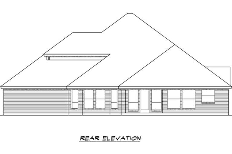 Traditional House Plan #5445-00047 Elevation Photo