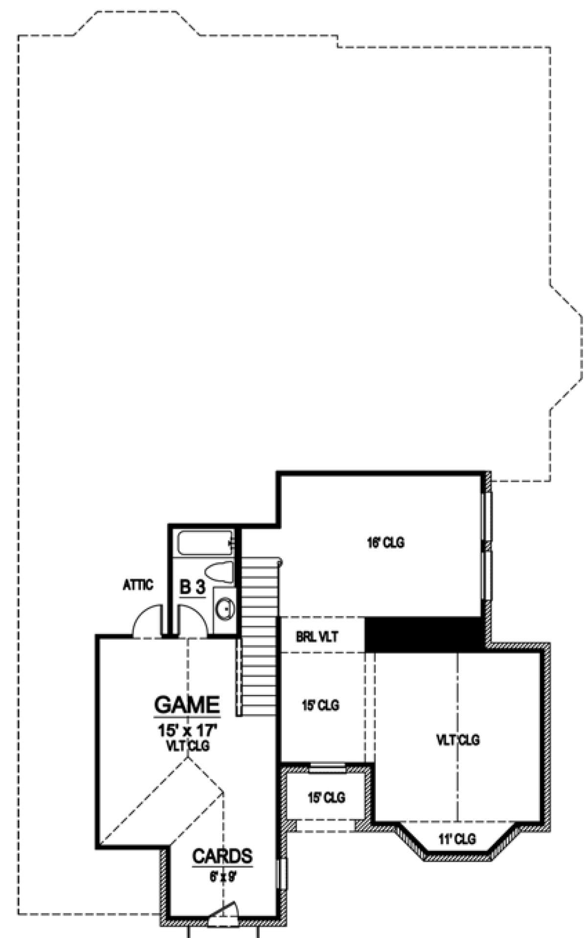 Floorplan 2 for House Plan #5445-00048