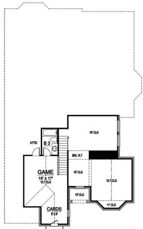Floorplan 2 for House Plan #5445-00048