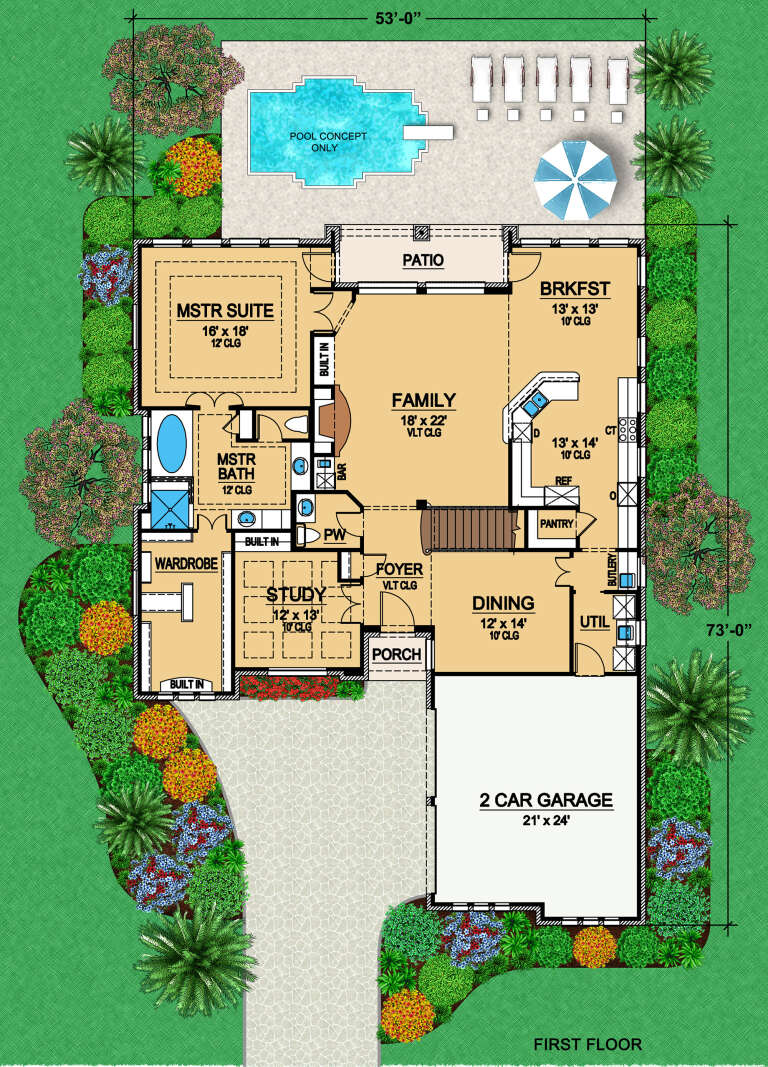House Plan House Plan #16333 Drawing 1
