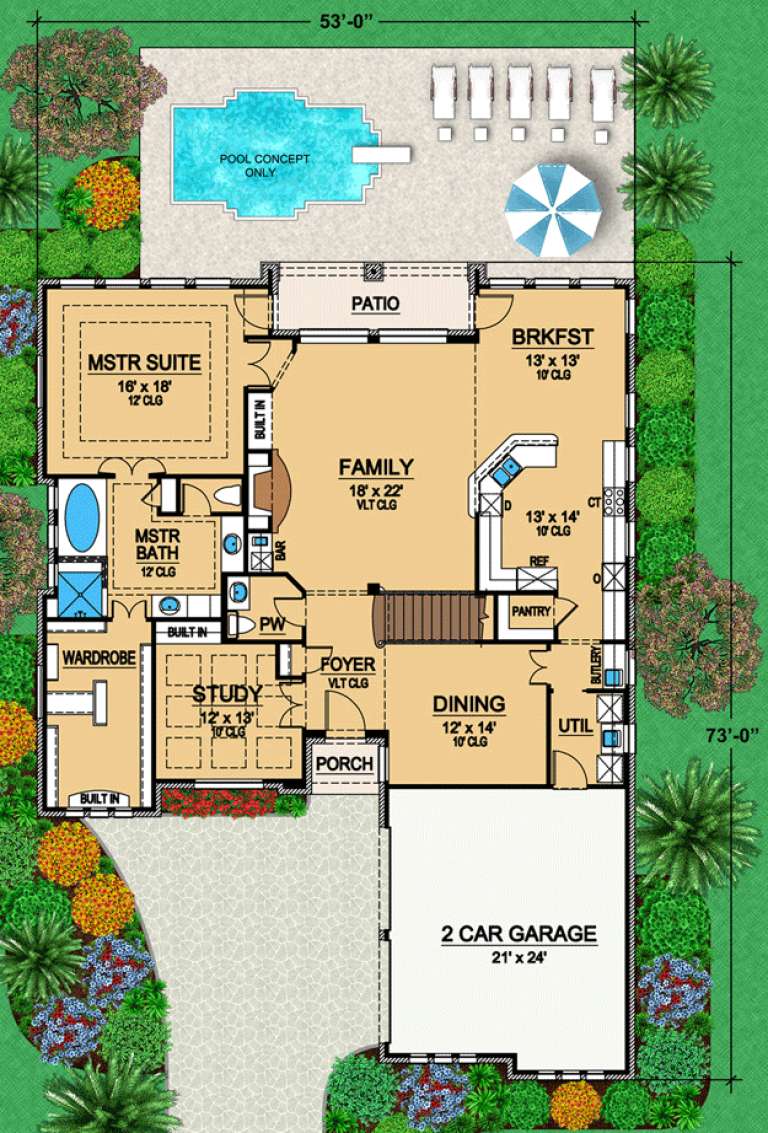 House Plan House Plan #16333 Drawing 1
