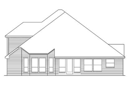 European House Plan #5445-00052 Elevation Photo