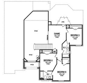 Floorplan 2 for House Plan #5445-00052
